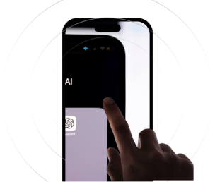 Creating an AI-powered quiz on a phone